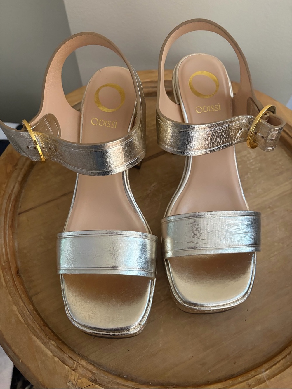 Odissi Metallic Gold Women's Sandals